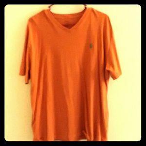 Large Authentic Polo V-Neck T-Shirt